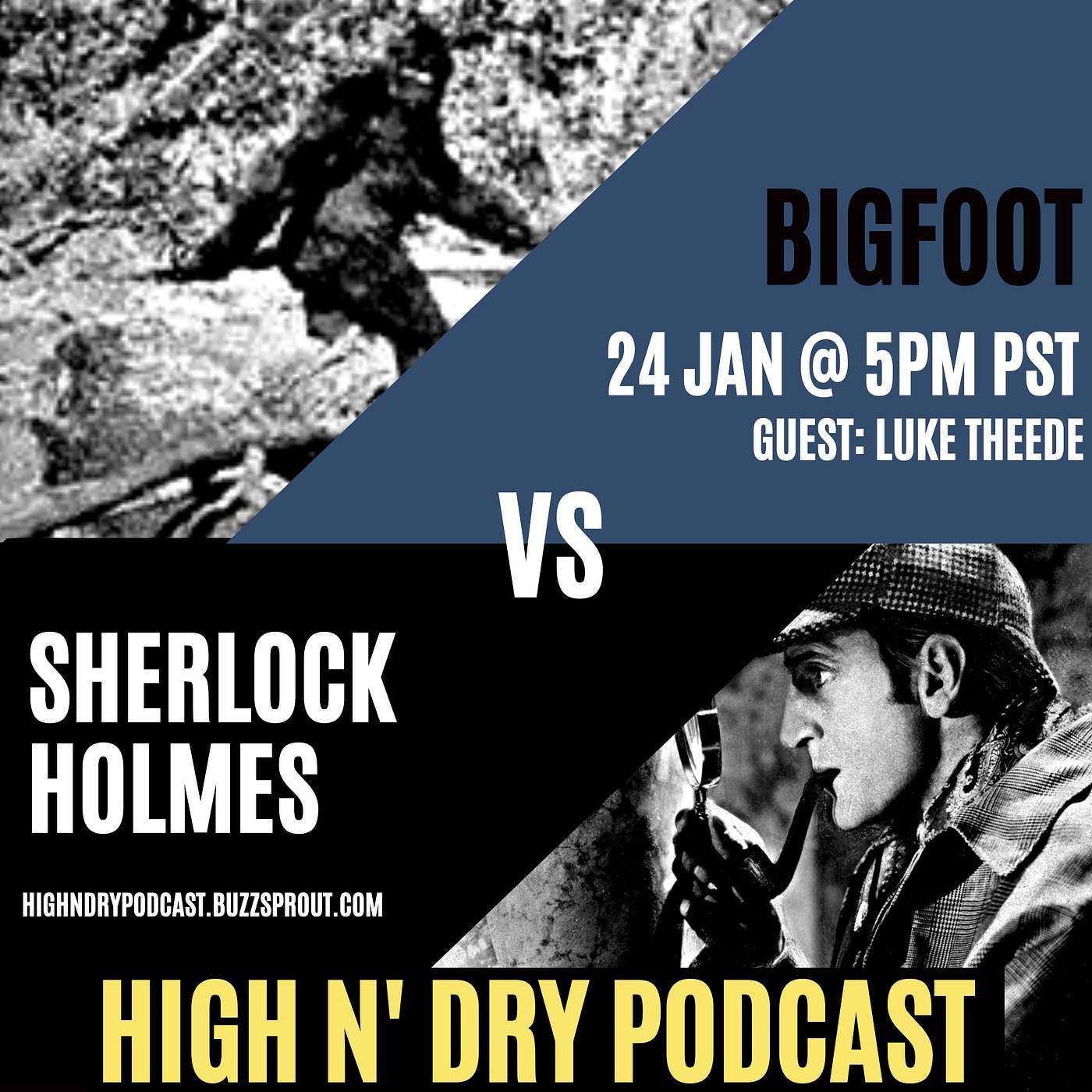 Episode 14. The Purge & Sherlock Holmes vs. Bigfoot (Feat. Luke Theede) episode artwork