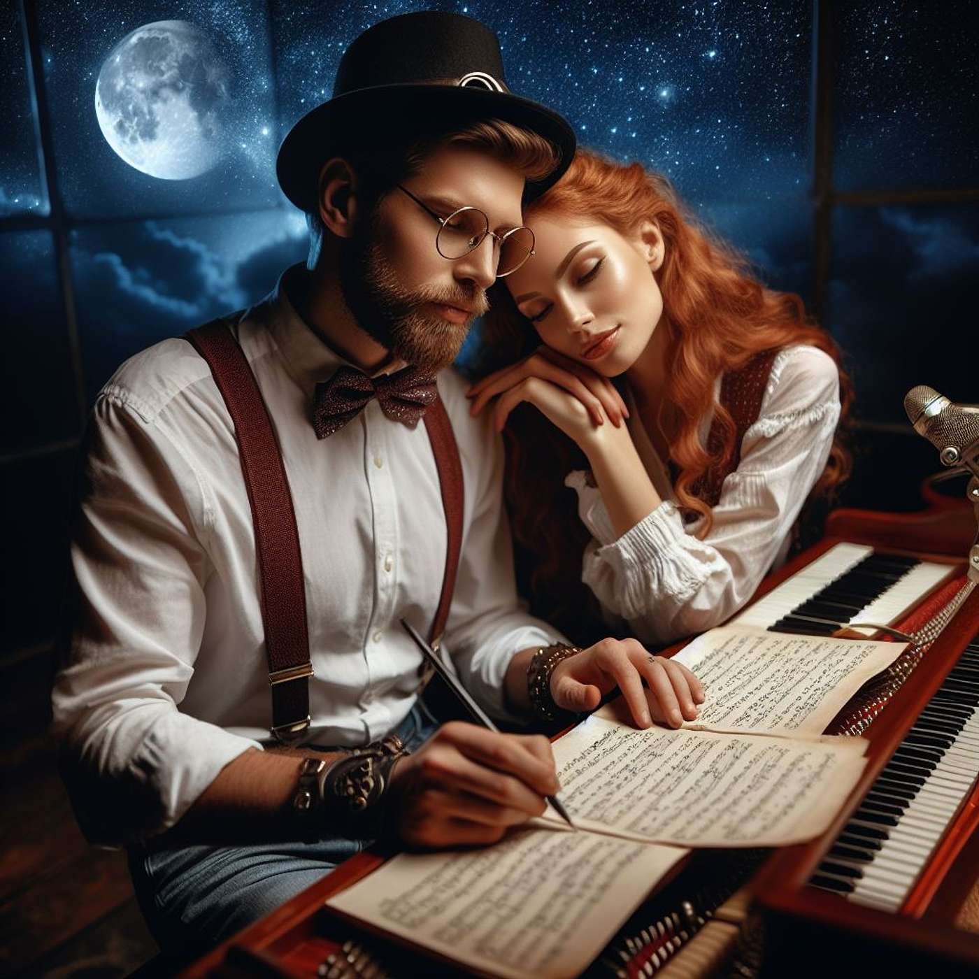 T3CD29 When Your Love Flows Over Me It Is Well sketch Nicholas Mazzio Lauren Mazzio The Rain