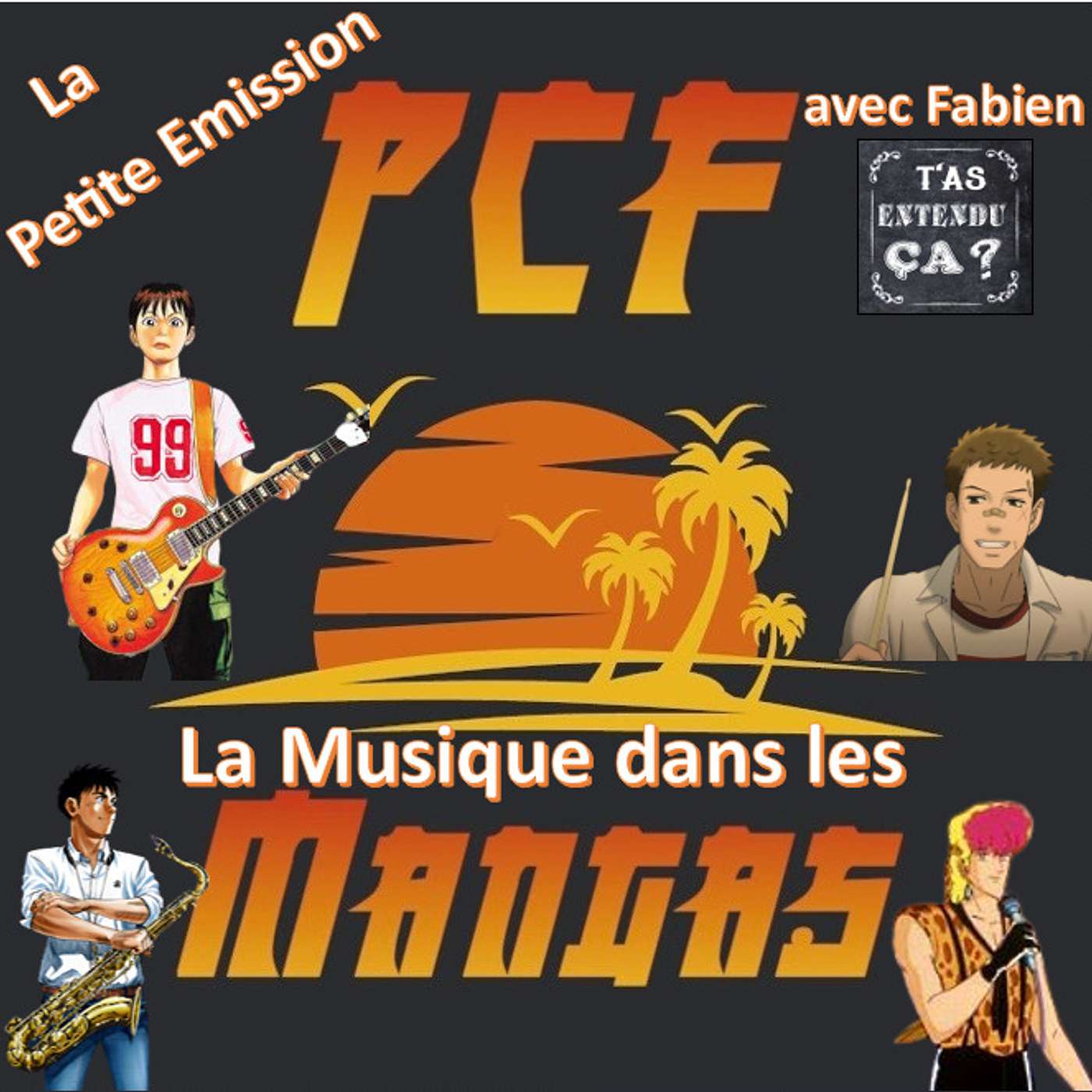 PCF Mangas - La petite émission 5 feat. Fabien - La musique dans les mangas / animes