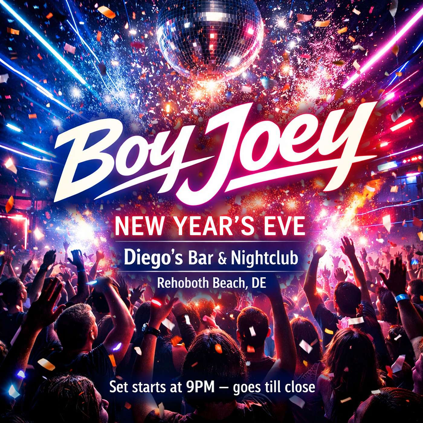 New Years Eve - Live from Diego's in Rehoboth Beach
