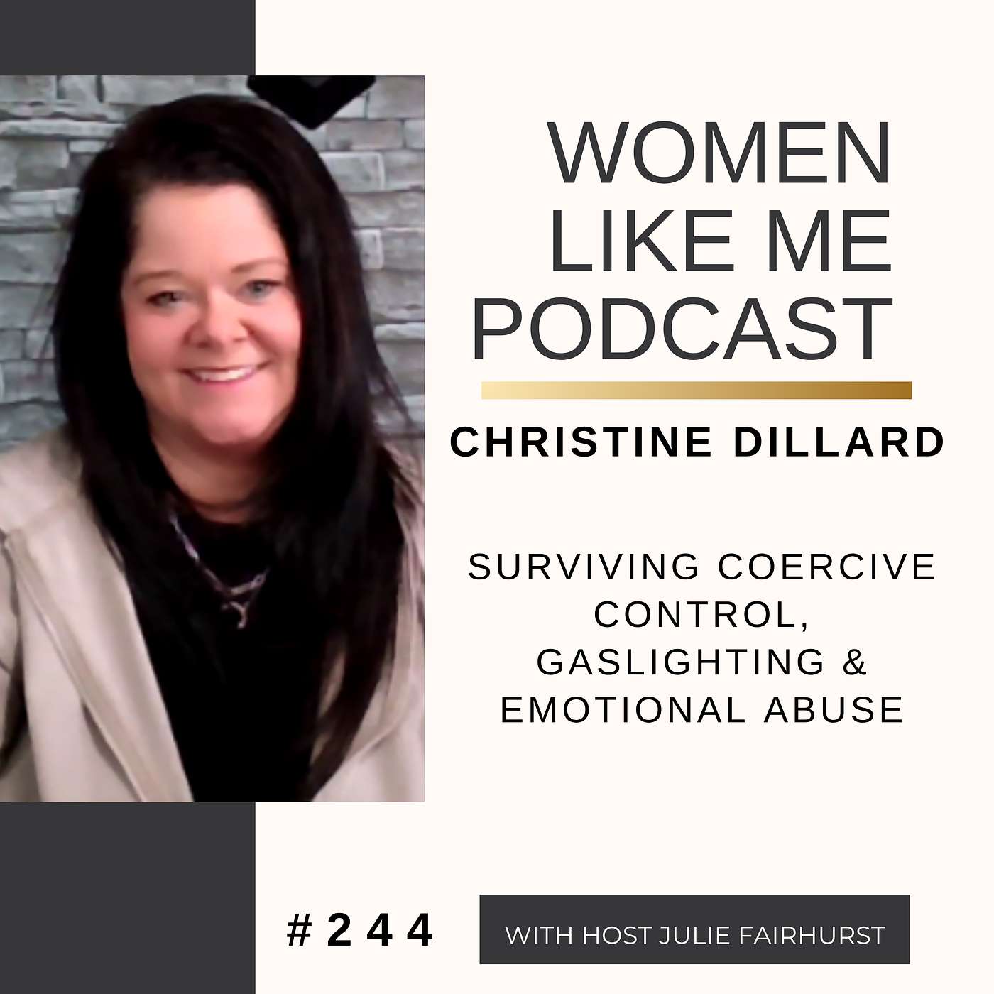 Christine Dillard: Surviving Coercive Control, Gaslighting & Emotional Abuse episode artwork