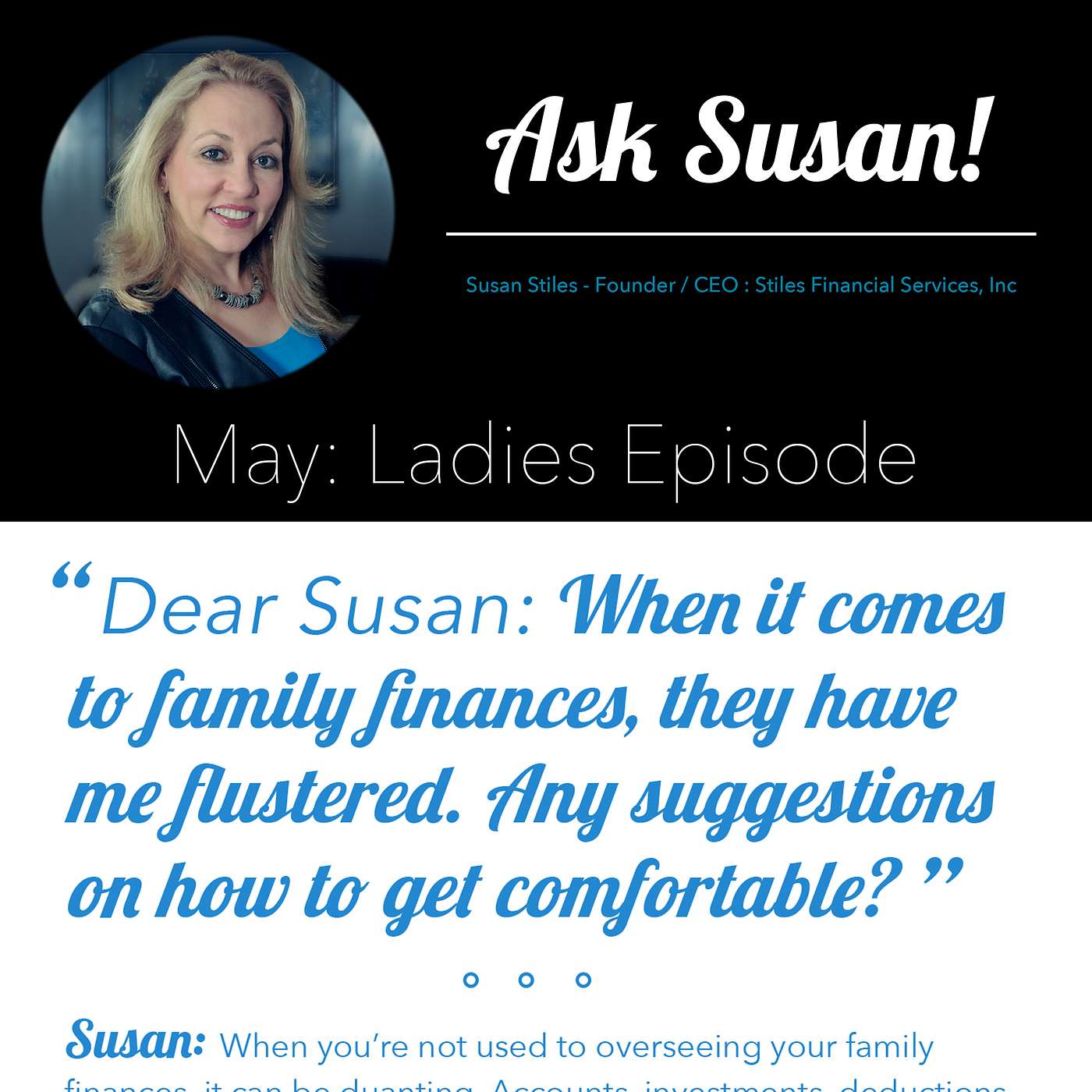 AskSusan – May25_Ladies Edition