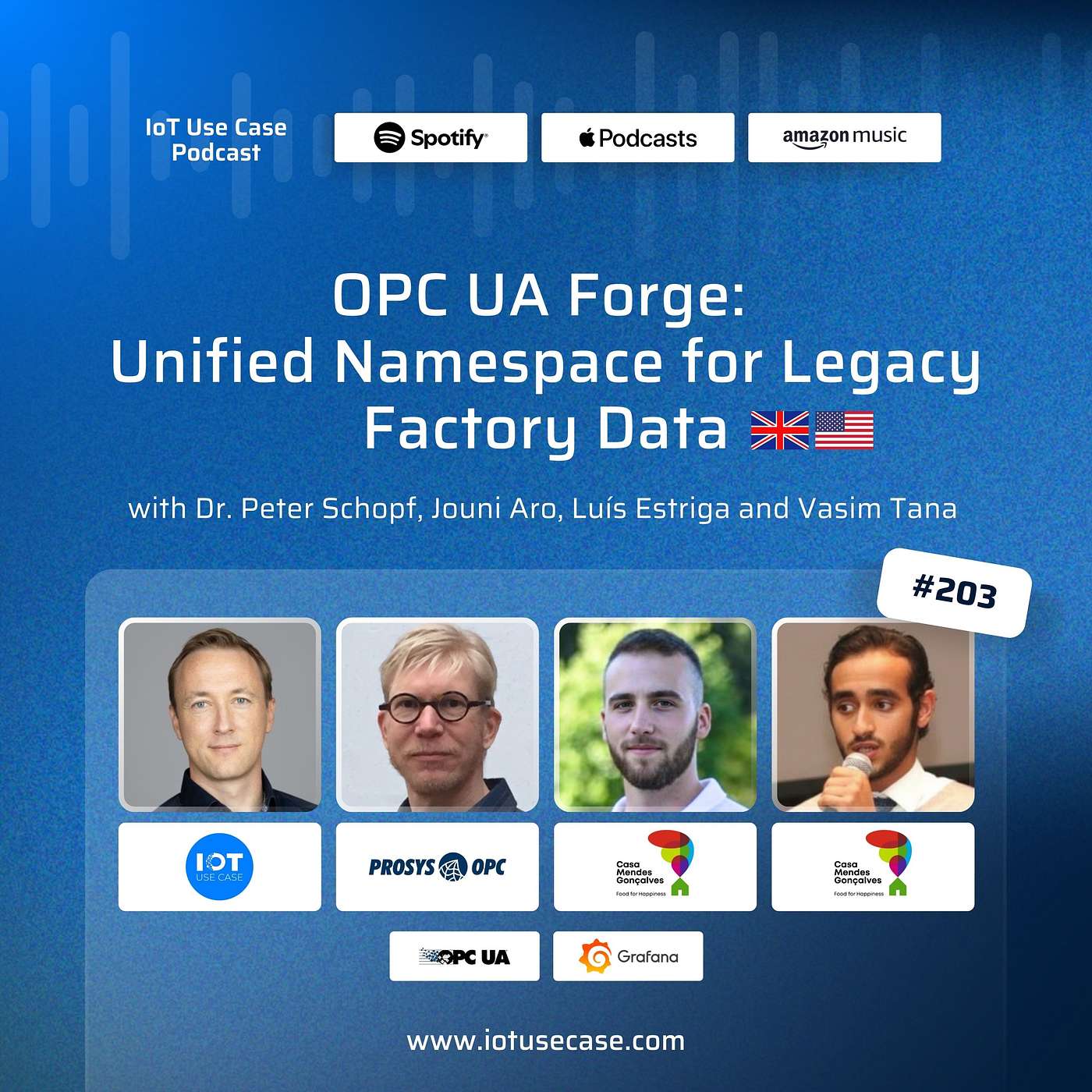#203 | OPC UA Forge: Unified Namespace for Legacy Factory Data | Prosys OPC & Casa Mendes Gonçalves episode artwork