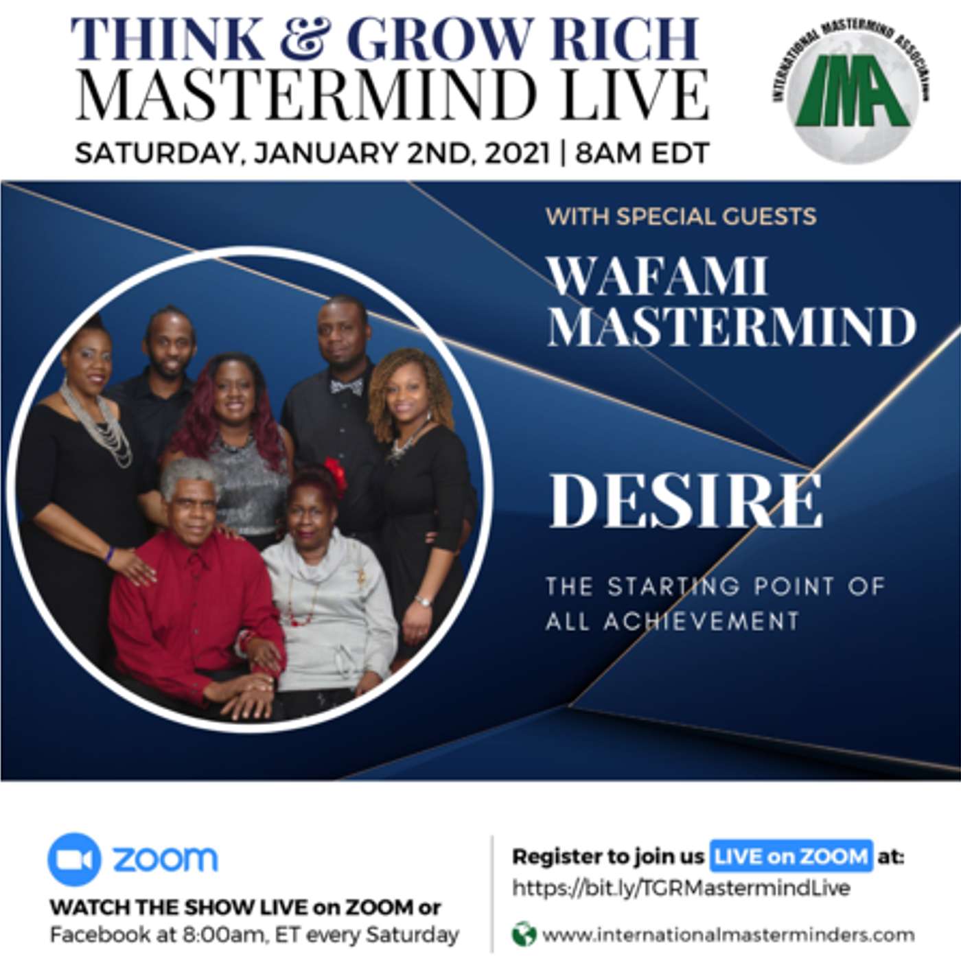 Think and Grow Rich Mastermind with the Wafami Family Mastermind Group - Desire episode artwork