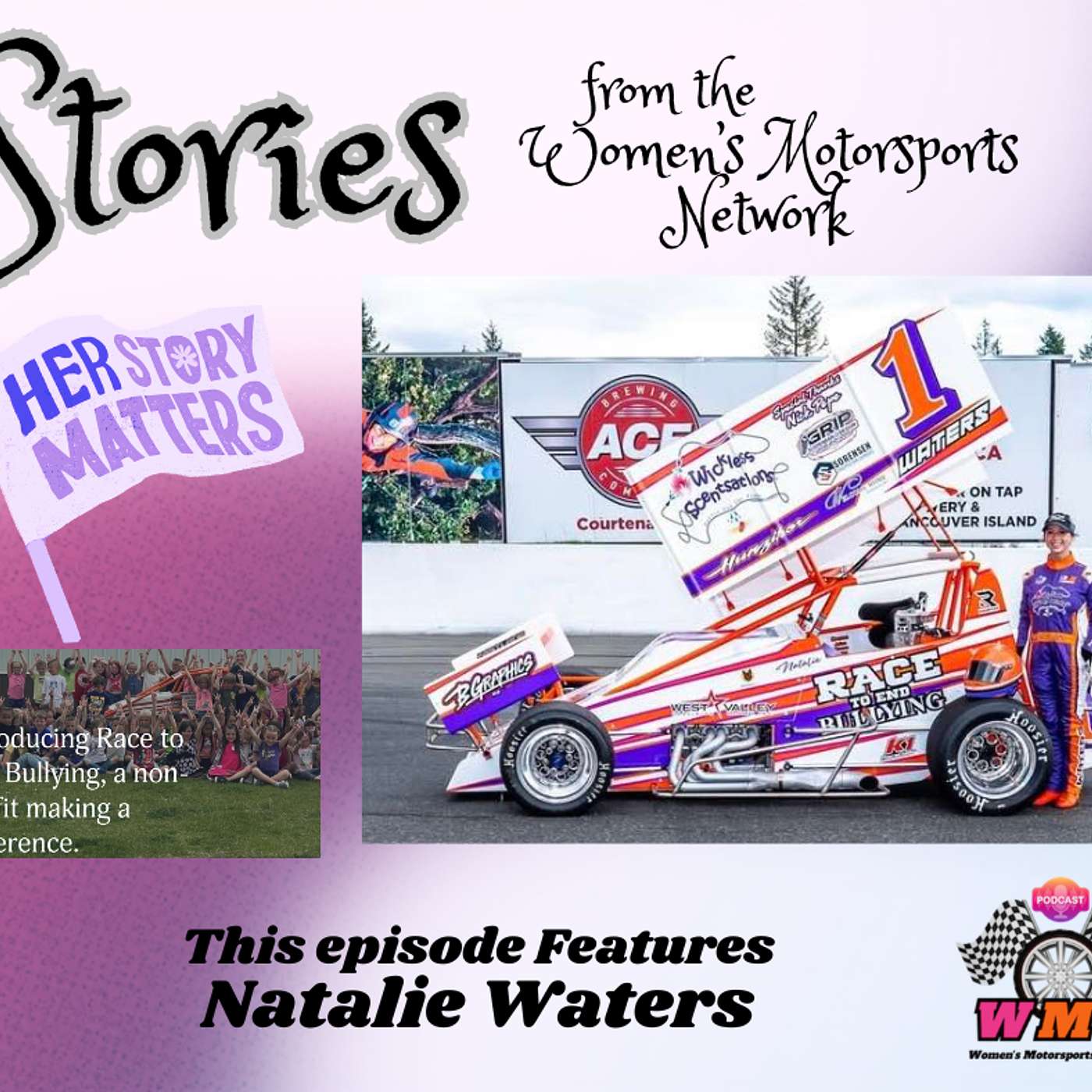 Sprint Car Driver Natalie Waters Uses Racing to Fight Bullying