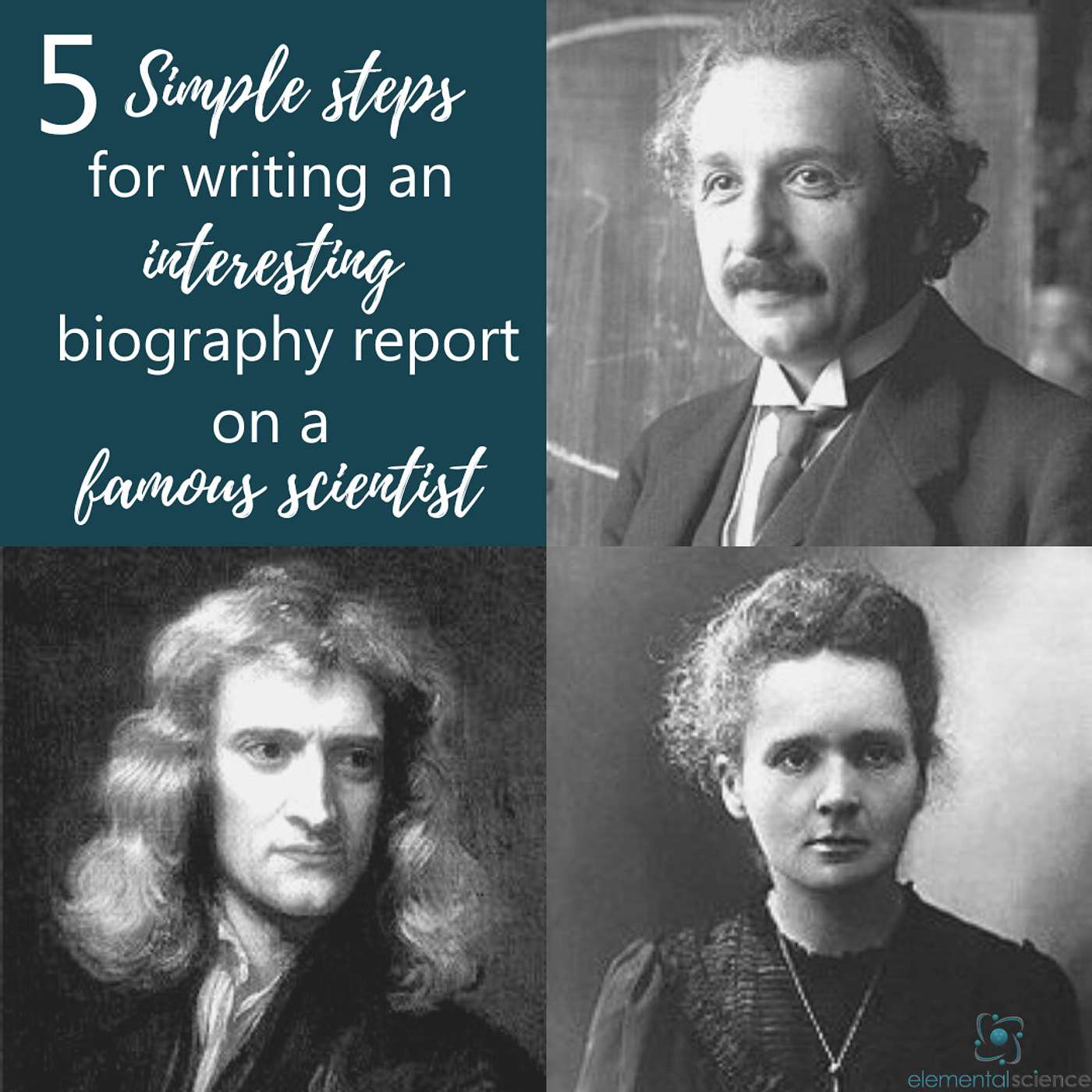 How to write a scientist biography report {Audio-blog from Elemental Science} episode artwork
