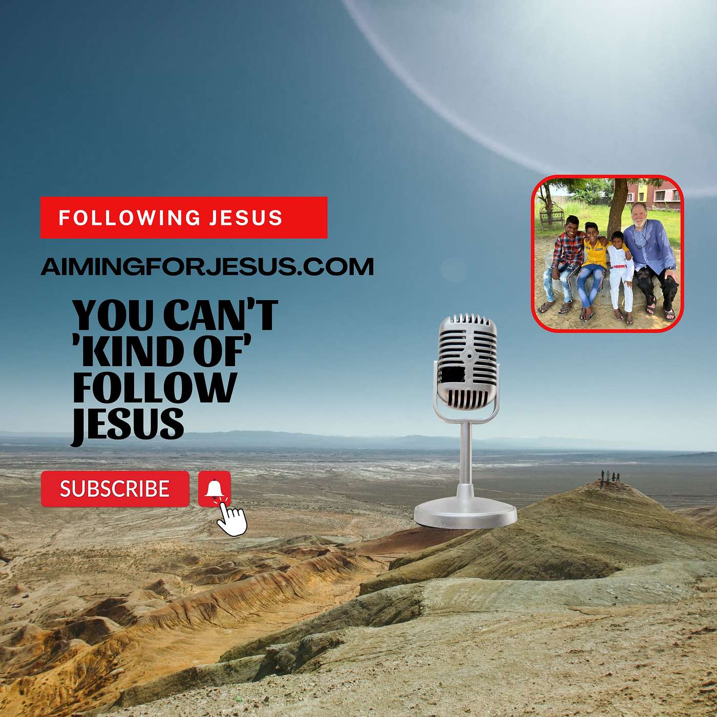 Following = Surrendering (there is no such thing as 'kind of' following Jesus) #follow #following #Jesus #allin #surrender #aimingforjesus episode artwork