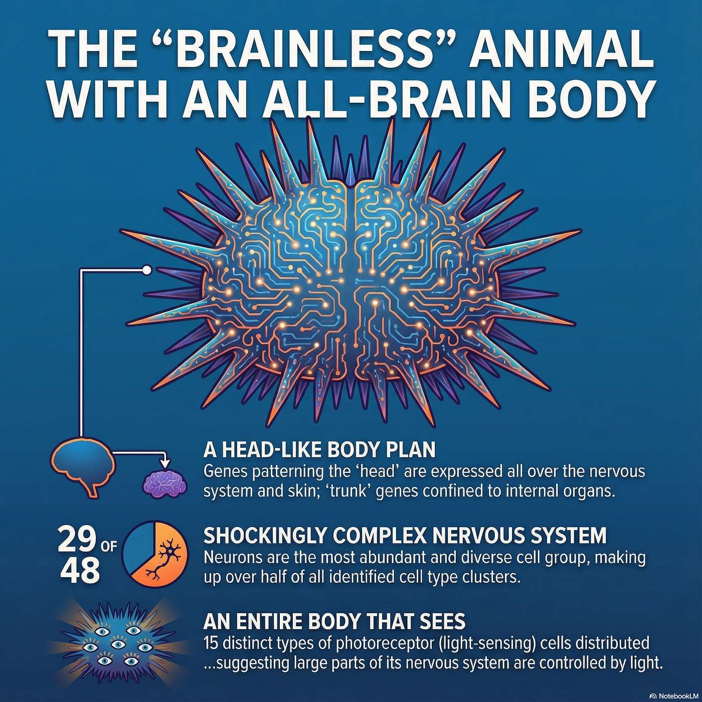 The All-Brain Sea Urchin: A Juvenile Cell Atlas Rewrites Nervous System Design episode artwork