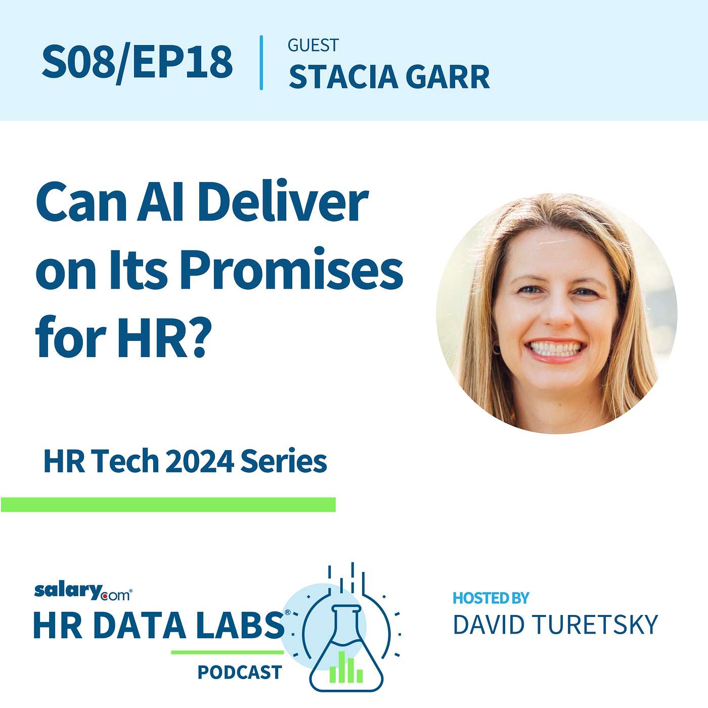 cover of episode Stacia Garr - HR Tech 2024 - Can AI Deliver on Its Promises for HR?