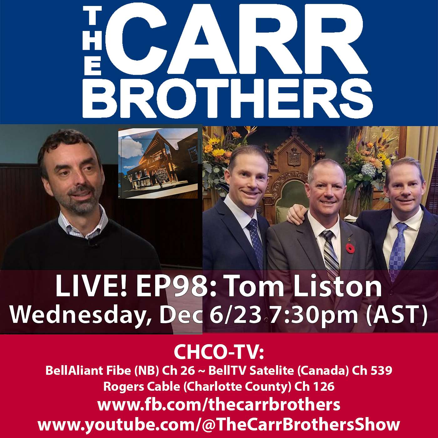EP98: The Carr Brothers - Tom Liston (Dec 6, 2023) episode artwork