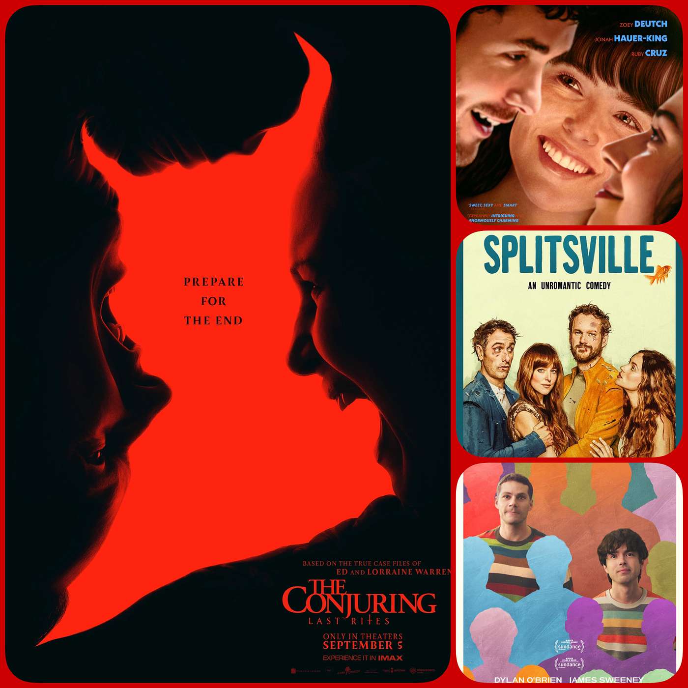 Episode 259 - The Conjuring: Last Rites, The Threesome, Splitsville, Twinless episode artwork