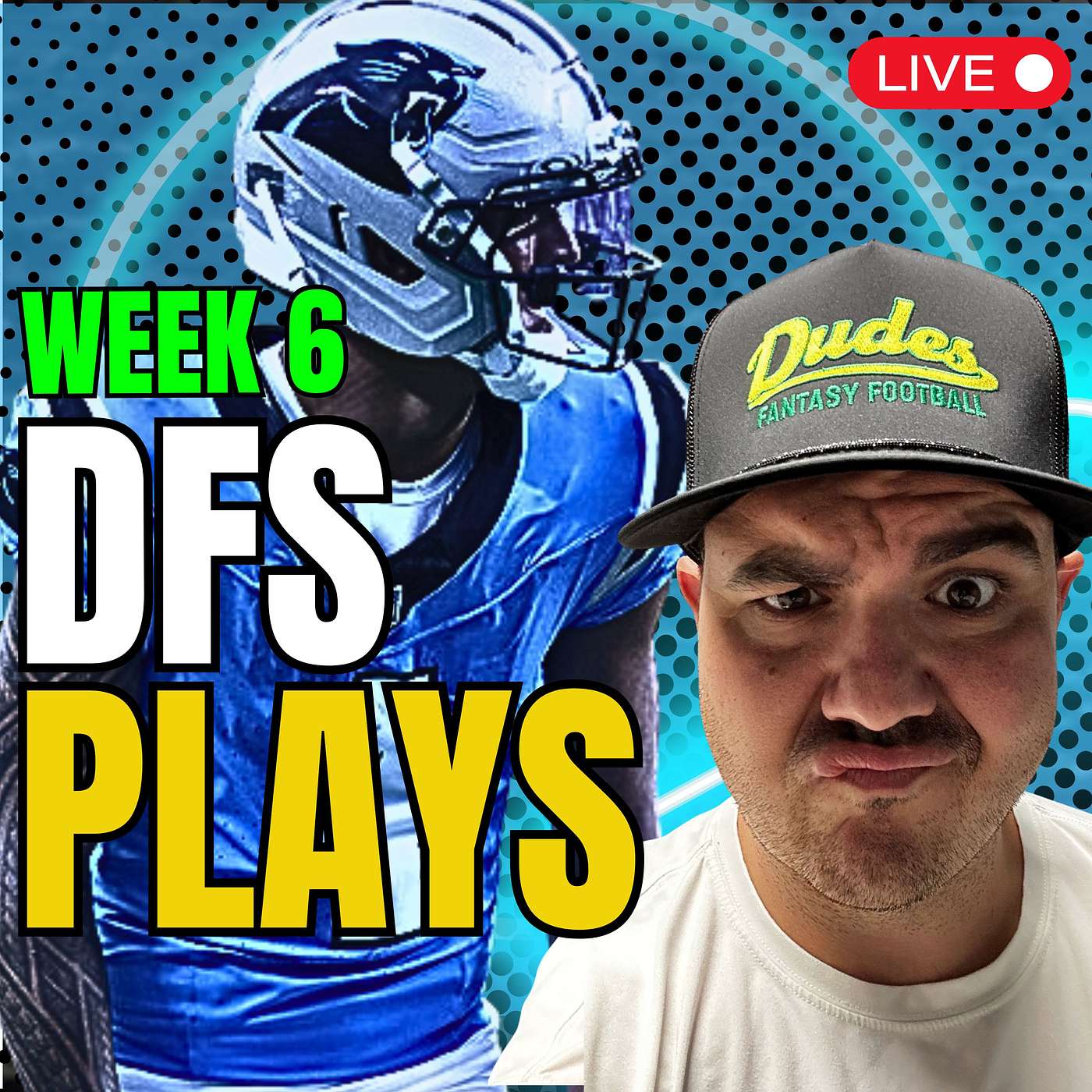 🔴 LIVE: Week 6 Fantasy Football - DFS Plays, Start/Sit Help & Giveaways