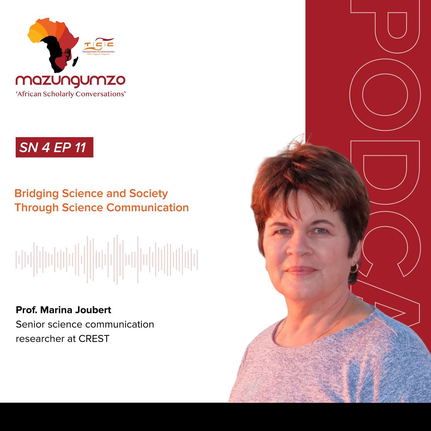 SN 4 EP 11: Bridging Science and Society Through Science Communication with Prof. Marina Joubert episode artwork