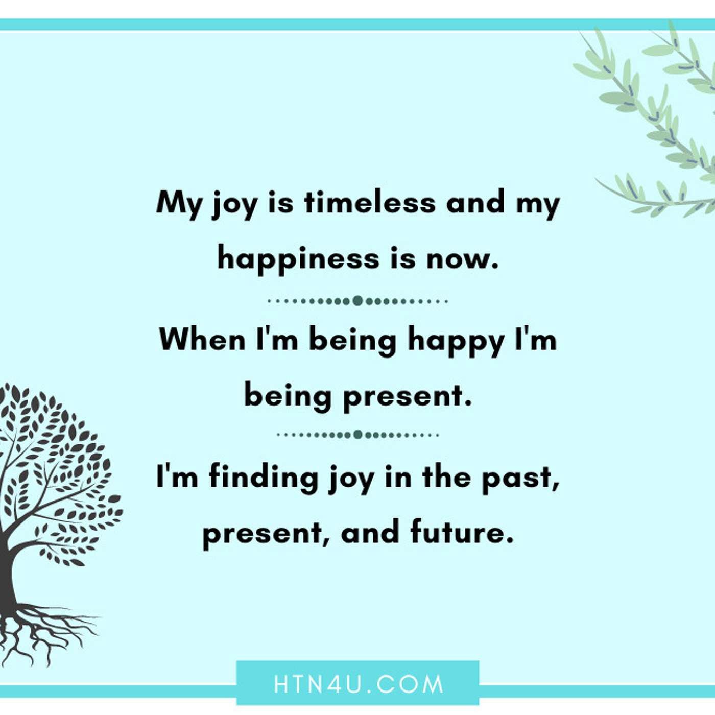HTN4U Unlimiting Affirmations on Happiness and Joy #259