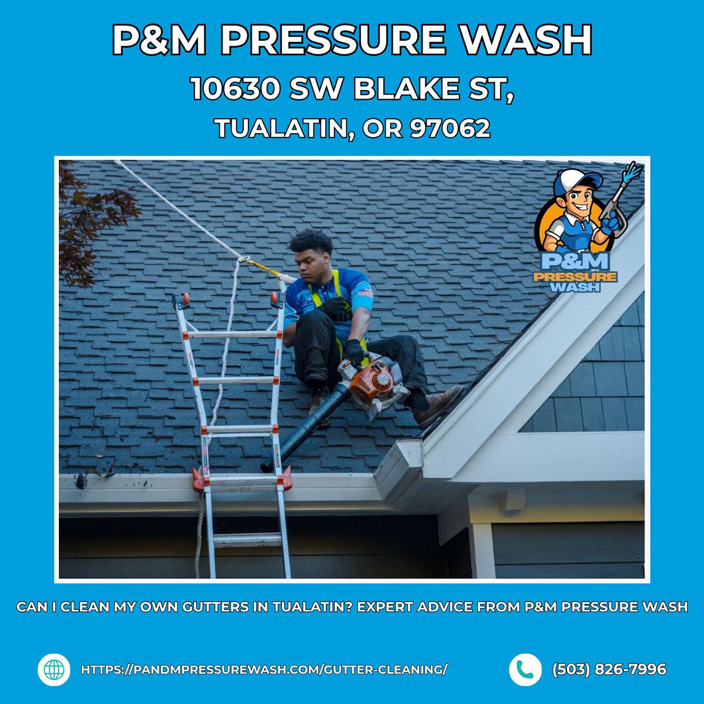 Can I Clean My Own Gutters in Tualatin? Expert Advice From P&M Pressure Wash episode artwork