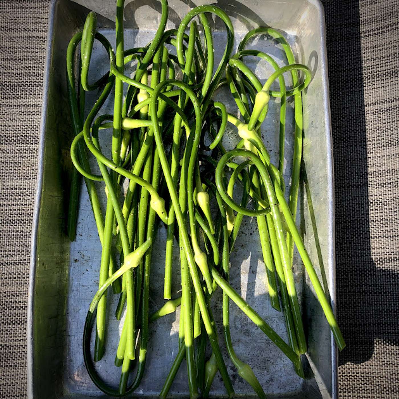 S3 E43 Cooking with Garlic Scapes from the Garden (from the vault with new introduction)
