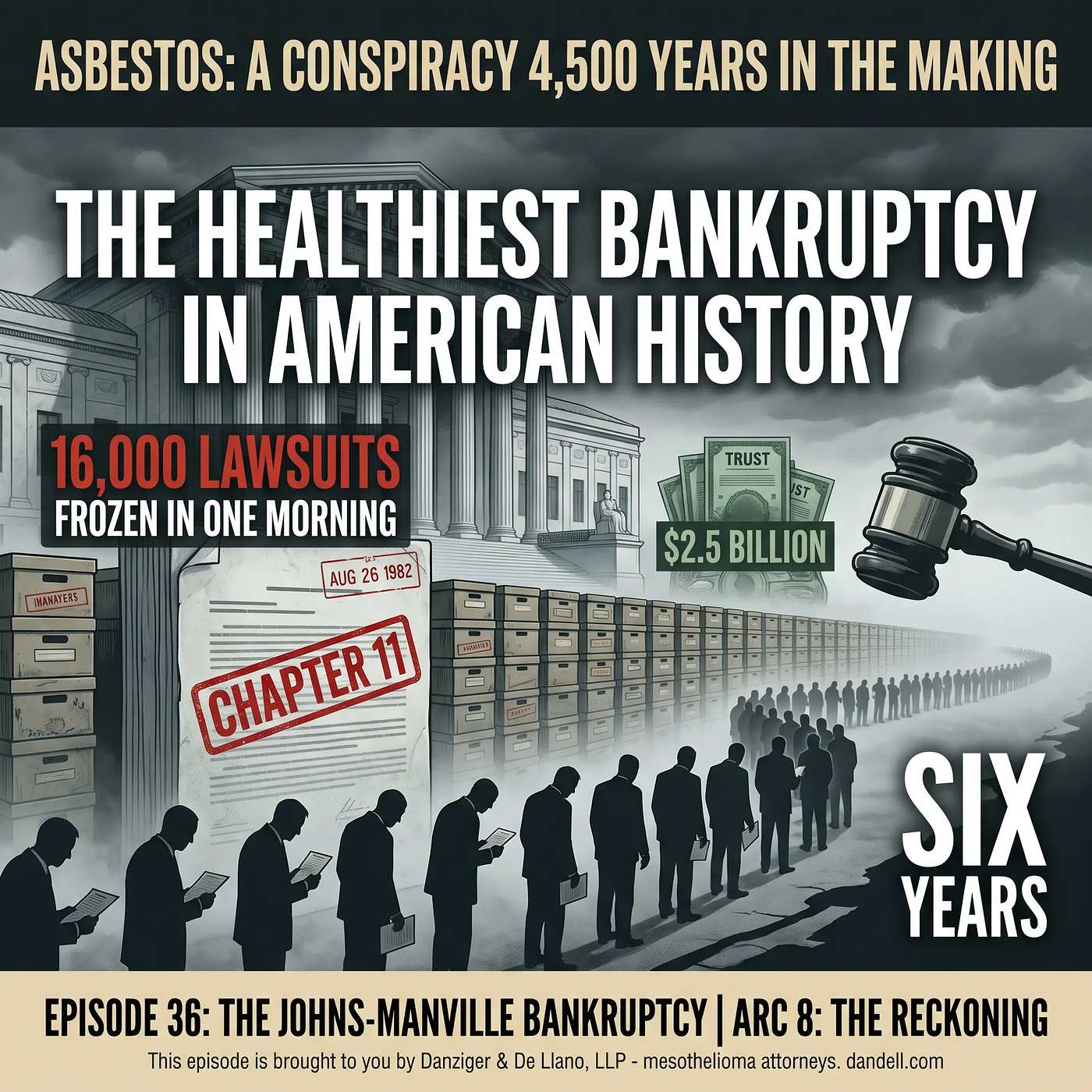 Episode 36: The Johns-Manville Bankruptcy episode artwork