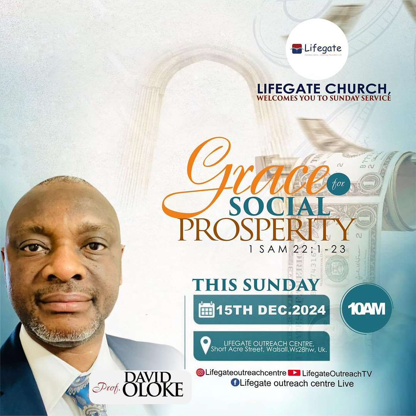 Grace for Social Prosperity - Lifegate Church - 15.12.24 episode artwork