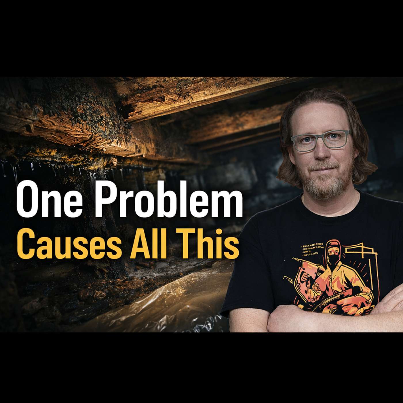 Mold, Rot & Pests — The Hidden Crawl Space Cascade