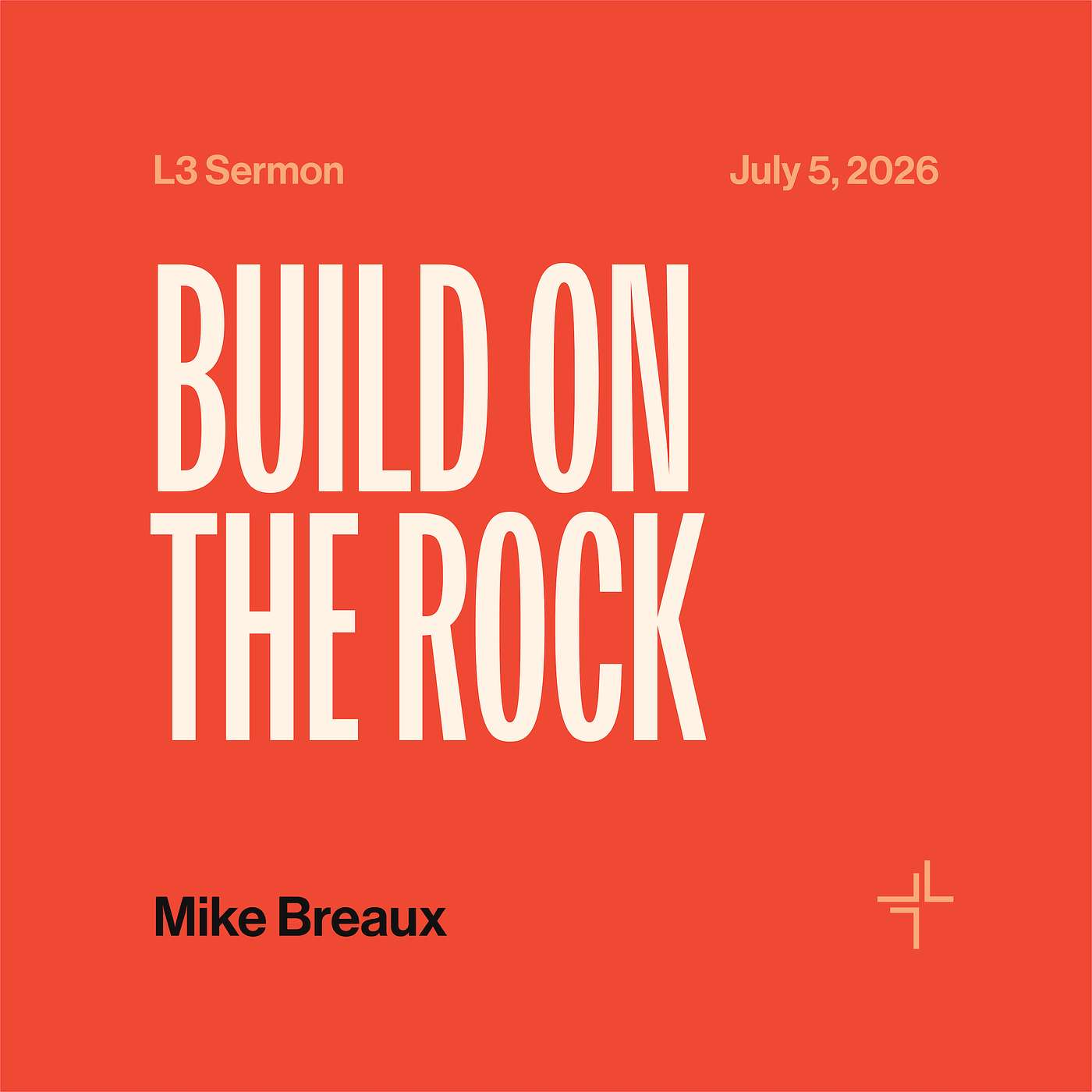Build On The Rock