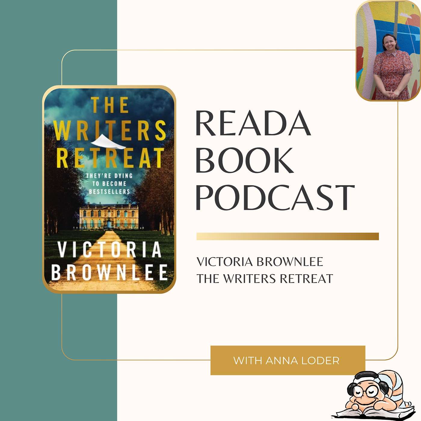 ReadA Book Podcast- Victoria Brownlee The Writers Retreat episode artwork