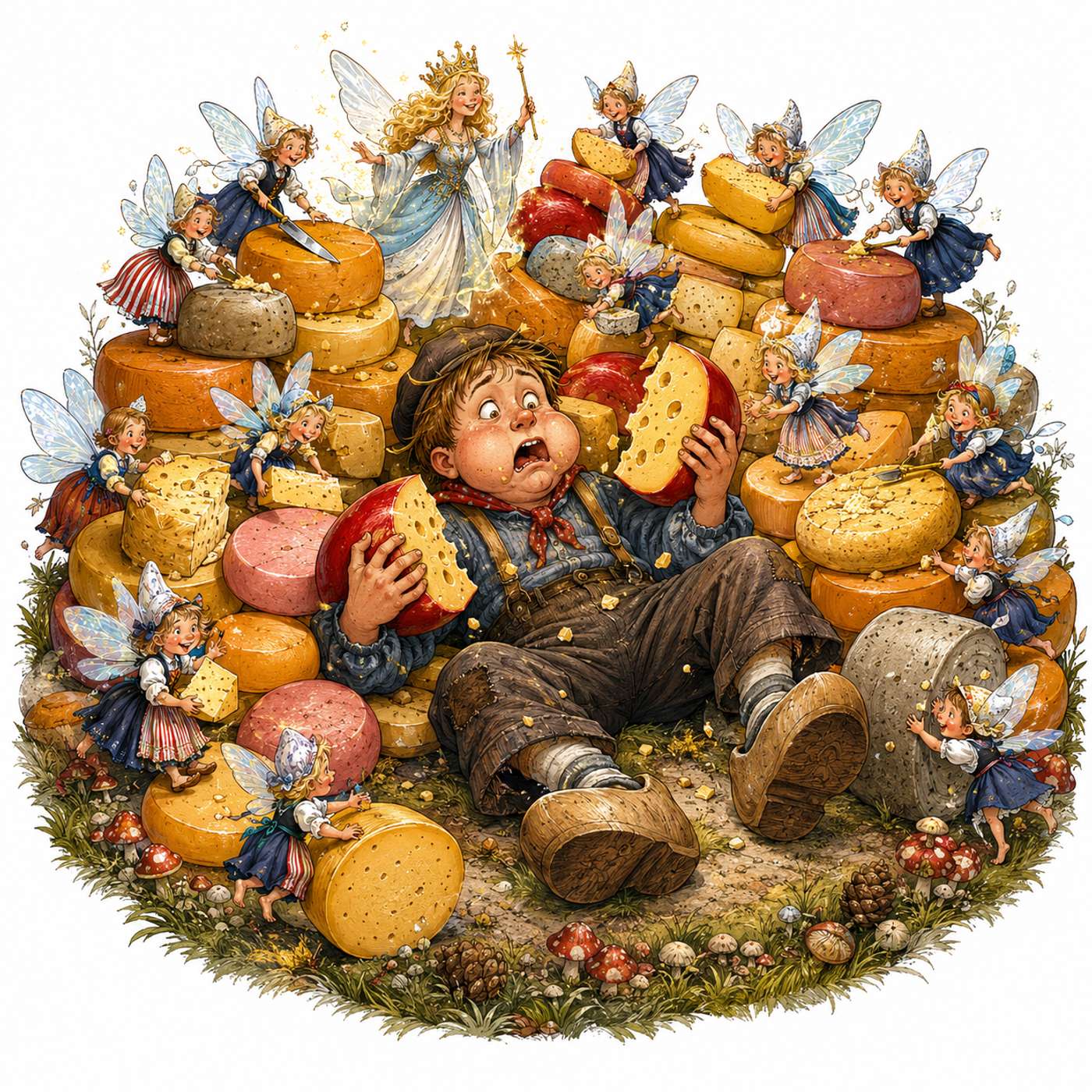 The Boy who wanted more Cheese - Dutch Folk Tale