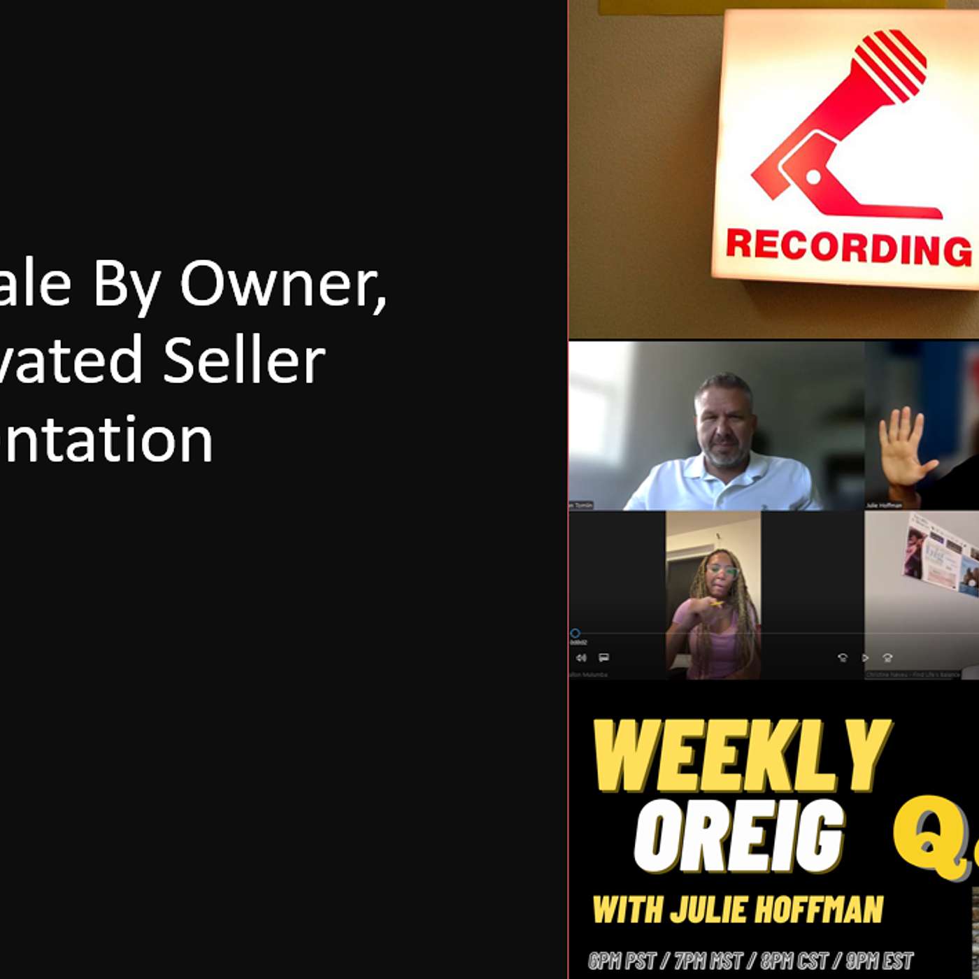 Okanagan Real Estate Investment Group Podcast Recordings