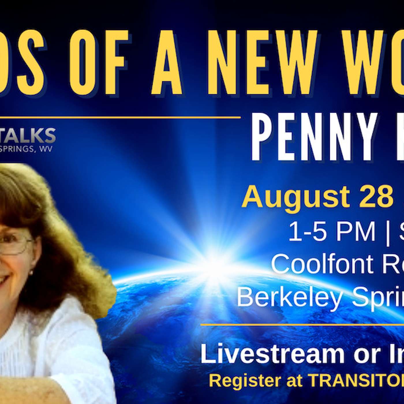 Upcoming Event - Seeds of a New World with Penny Kelly