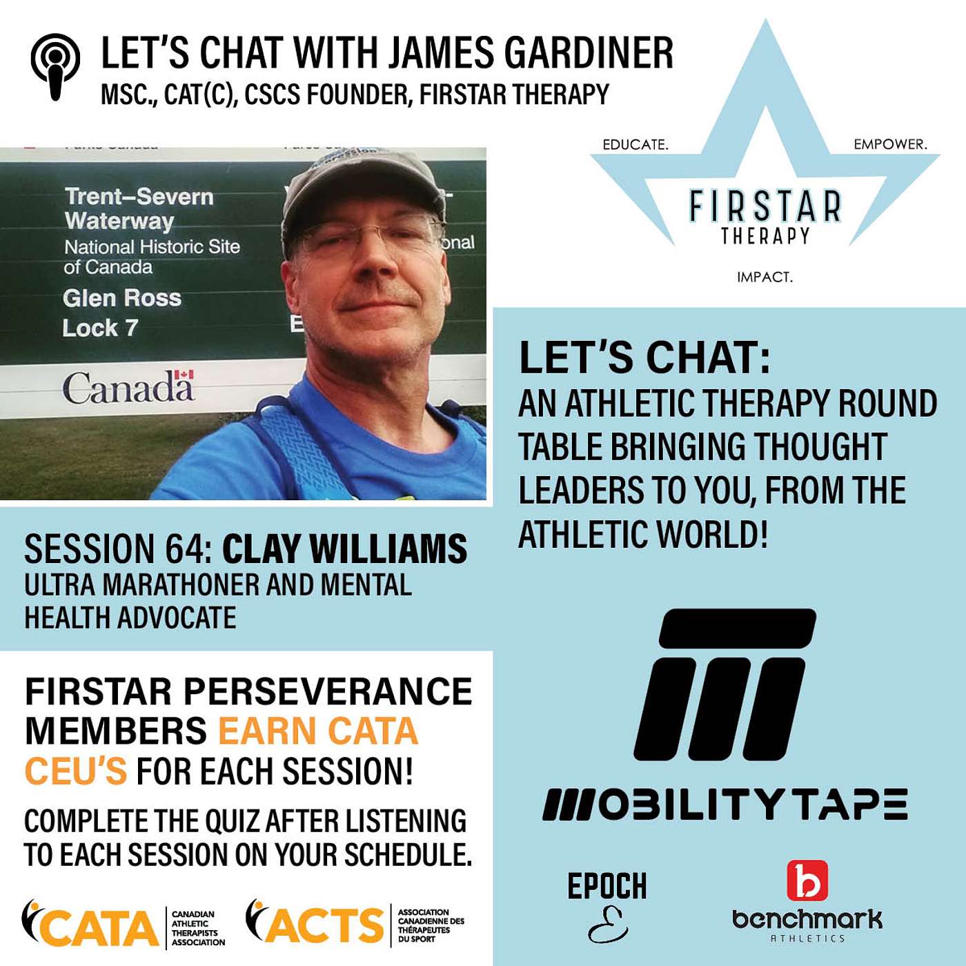 FIRSTAR Let\'s chAT: an Athletic Therapy podcast | Official Podcast of WFATT