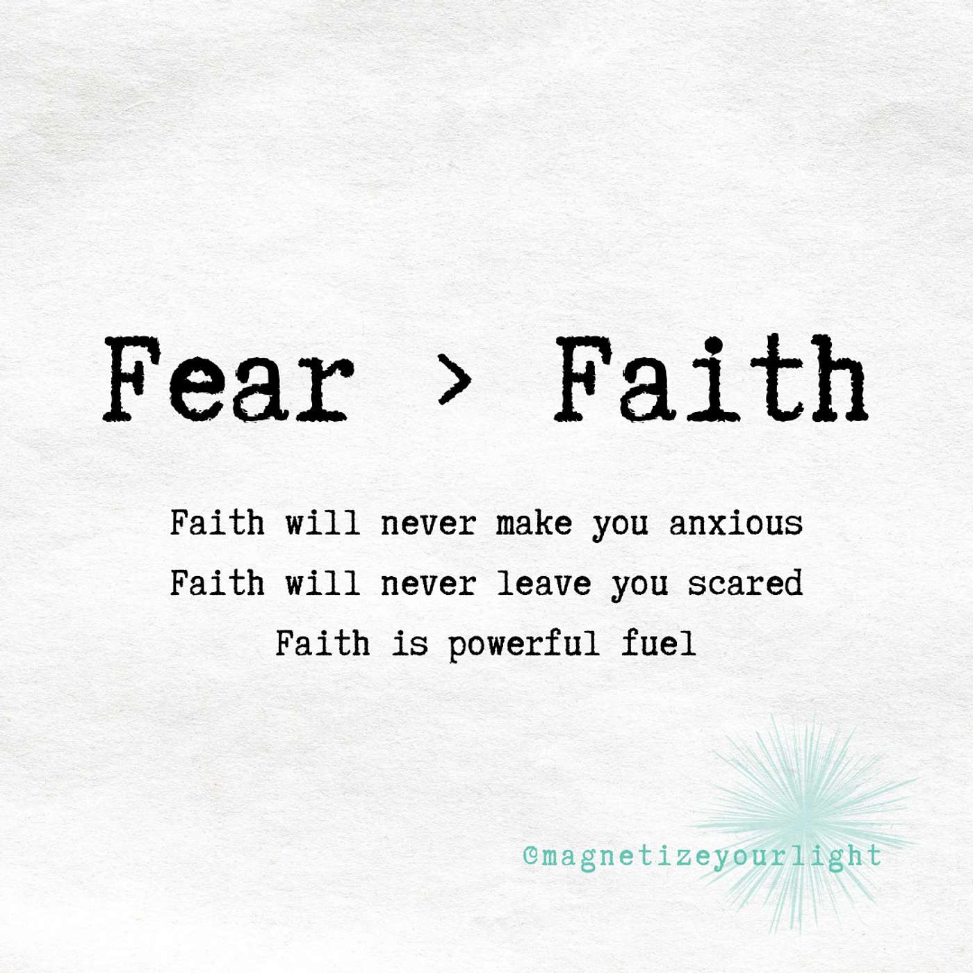 From Fear to Faith: Transforming Your Energy Into Useful Powerful Fuel