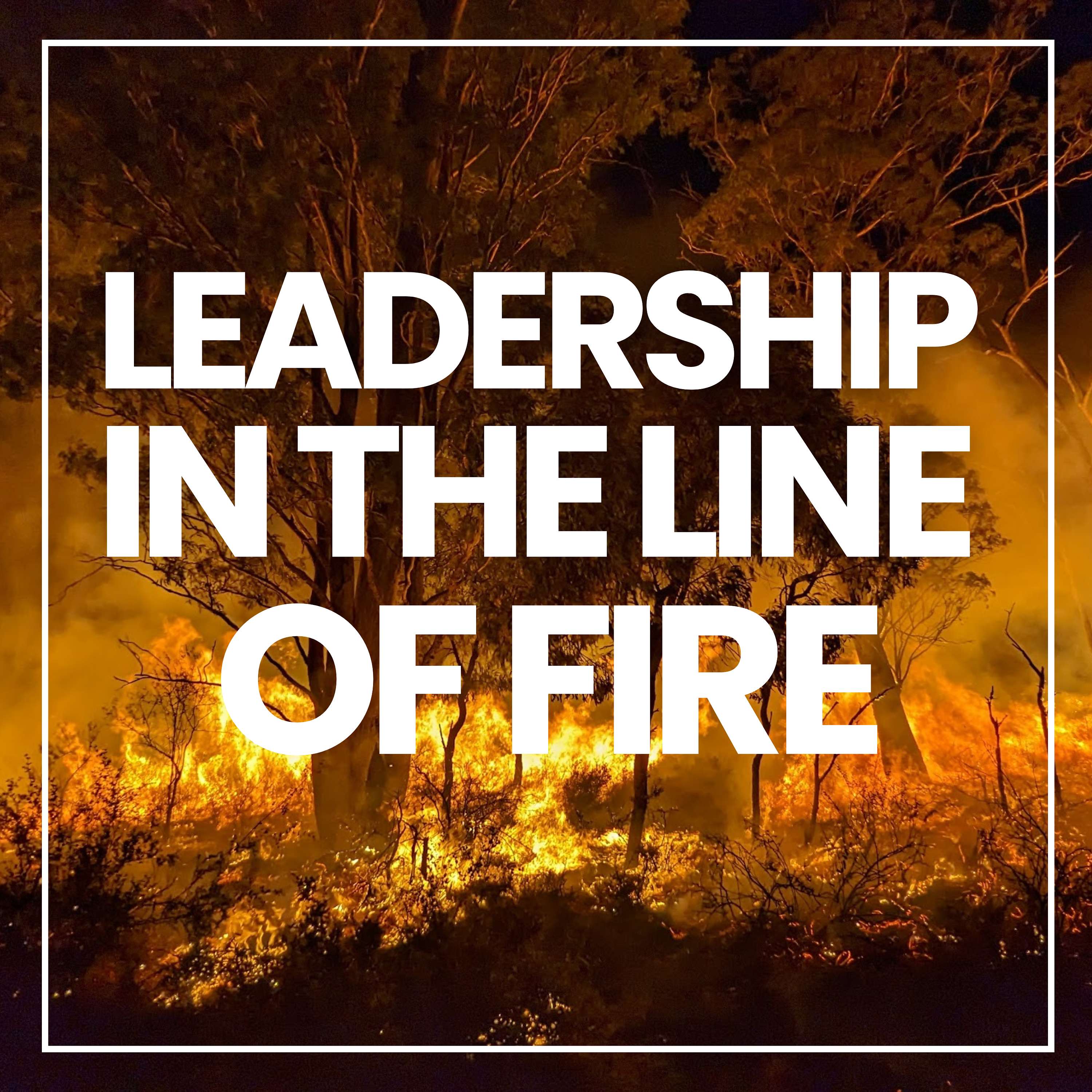 Leadership in the Line of Fire Artwork
