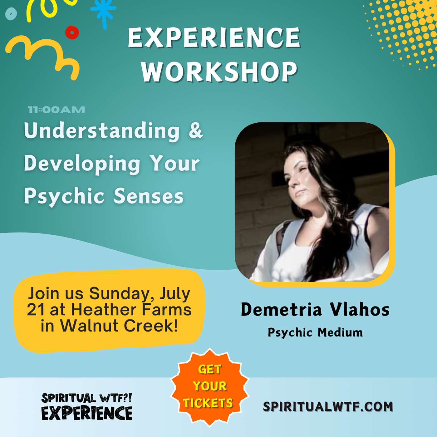 A Spiritual WTF?! Talk: Understanding & Developing Your Psychic Senses