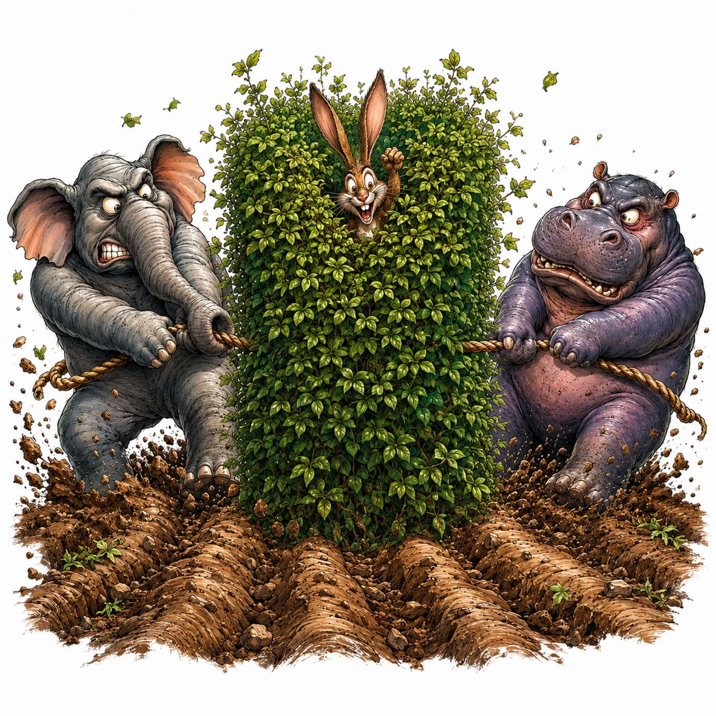 The Hare, The Hippo and the Elephant - African Folk Tale | By Kids For Kids Story Time