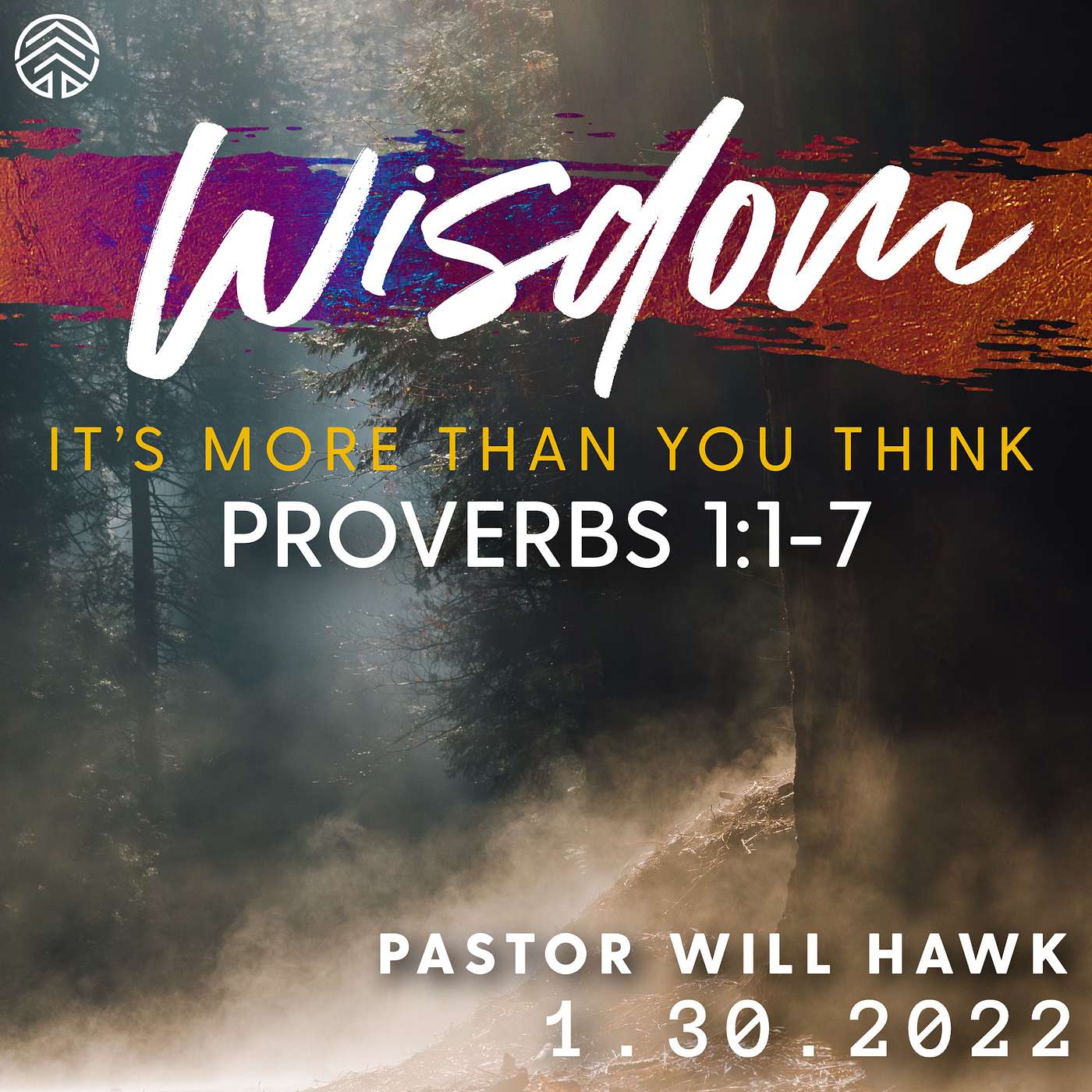 WISDOM: It's More Than You Think | Proverbs 1:1-7 | Pastor Will Hawk | January 30, 2022.