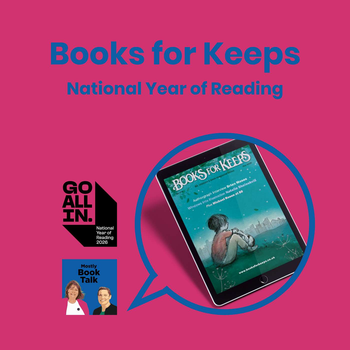 National Year of Reading - Books for Keeps episode artwork