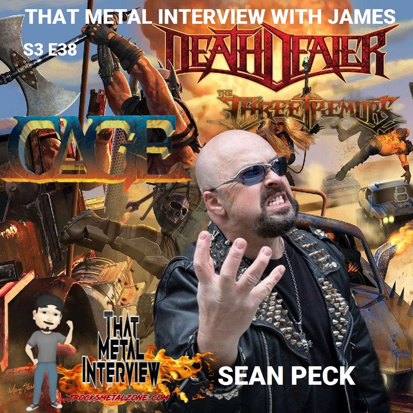 Sean Peck of CAGE, DEATH DEALER & THE THREE TREMORS S3 E38