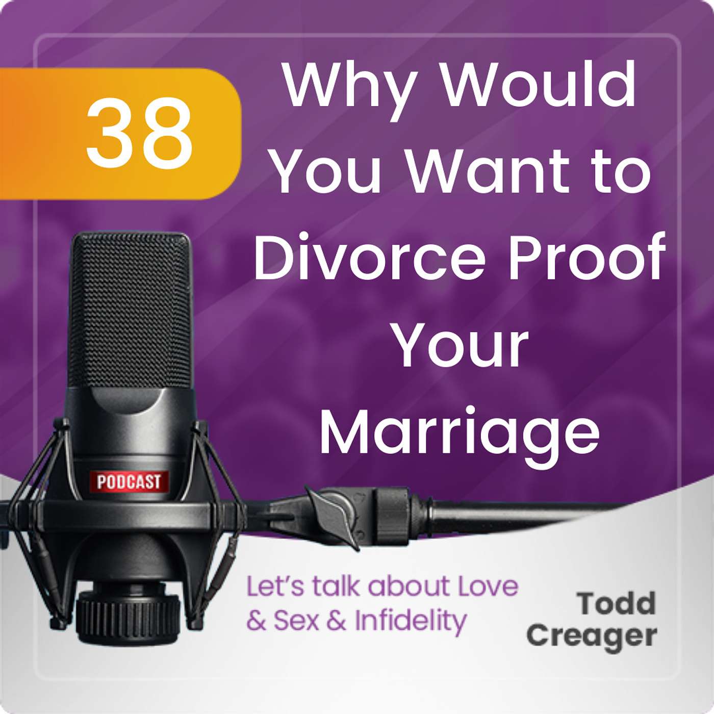 Episode #38: Why You Want to Divorce Proof Your Marriage episode artwork