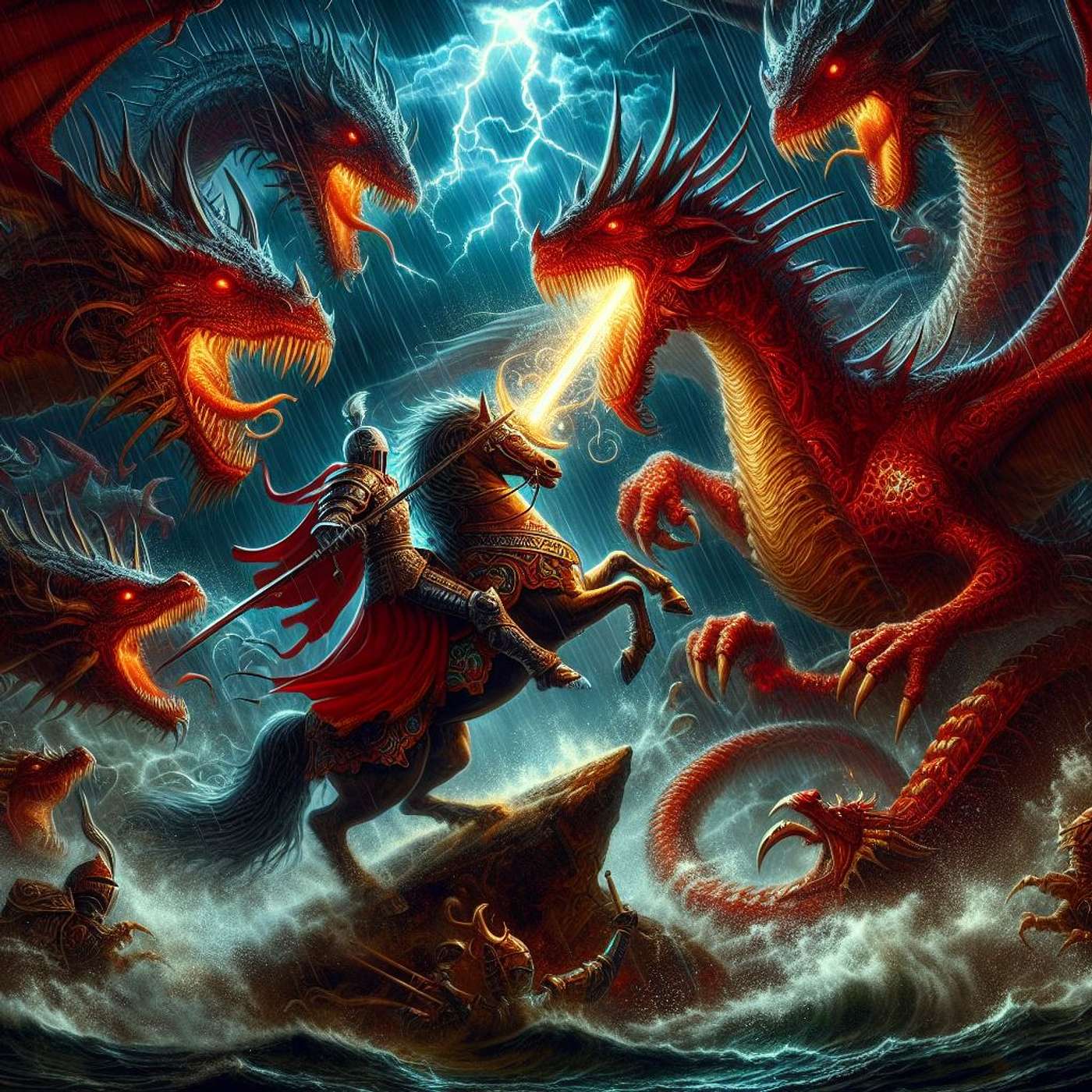 Praise God The dragon Is Overcome solo 2 CD64 Faithful program Nicholas Mazzio Lauren Mazzio The Rain