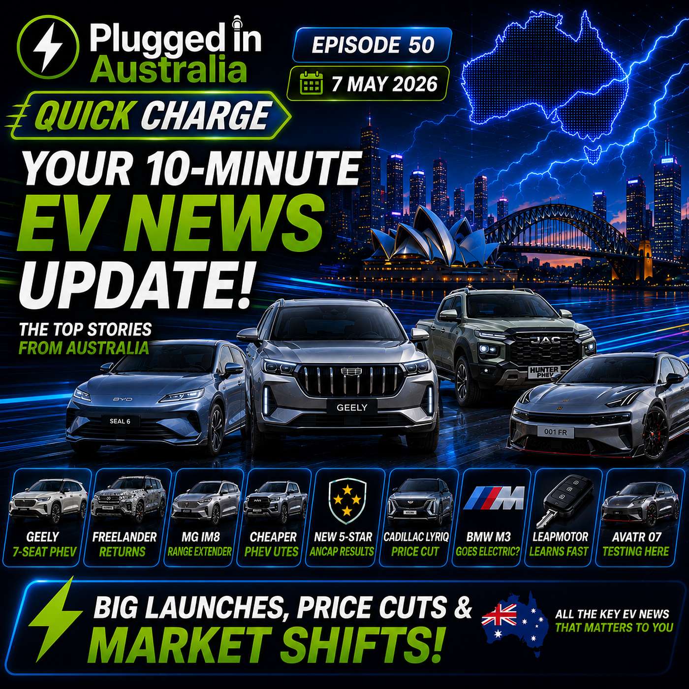 Quick Charge: Big Plug-In SUVs, Cheaper PHEV Utes and New ANCAP Wins episode artwork