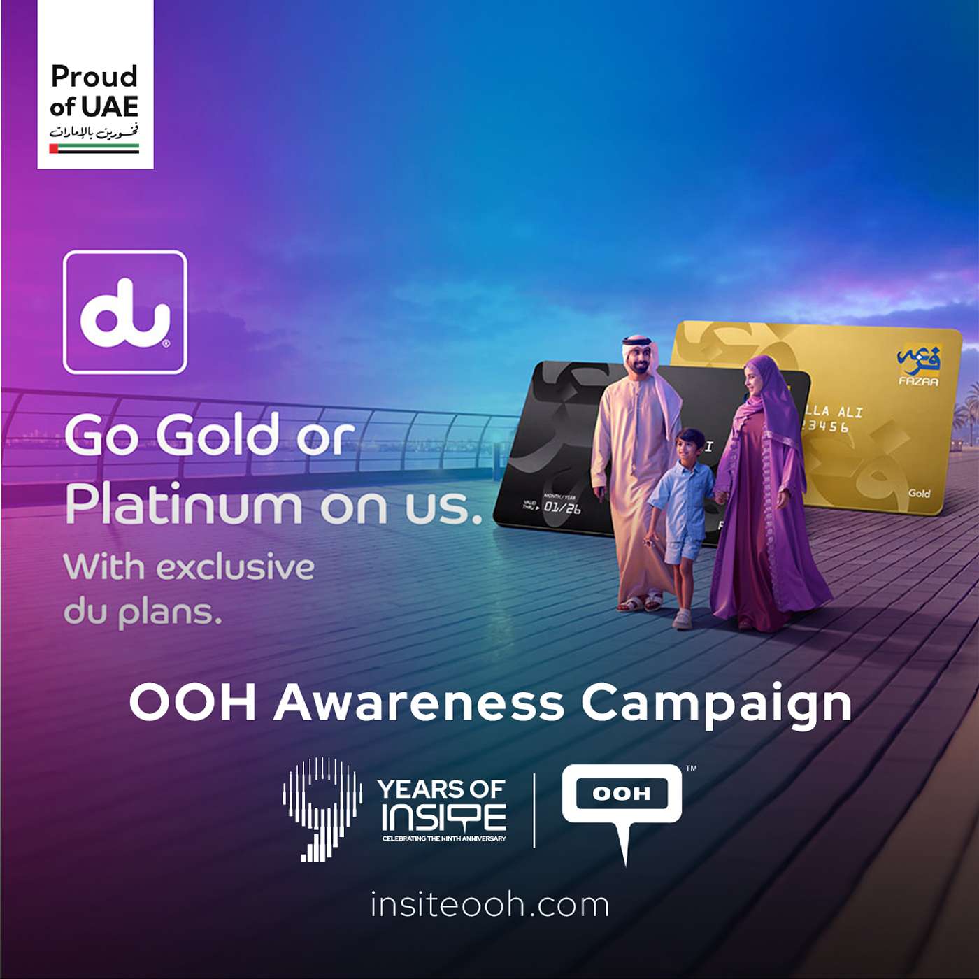 du Rolls Out a Purple-Washed Fazaa Campaign Across Dubai’s Main Roads
