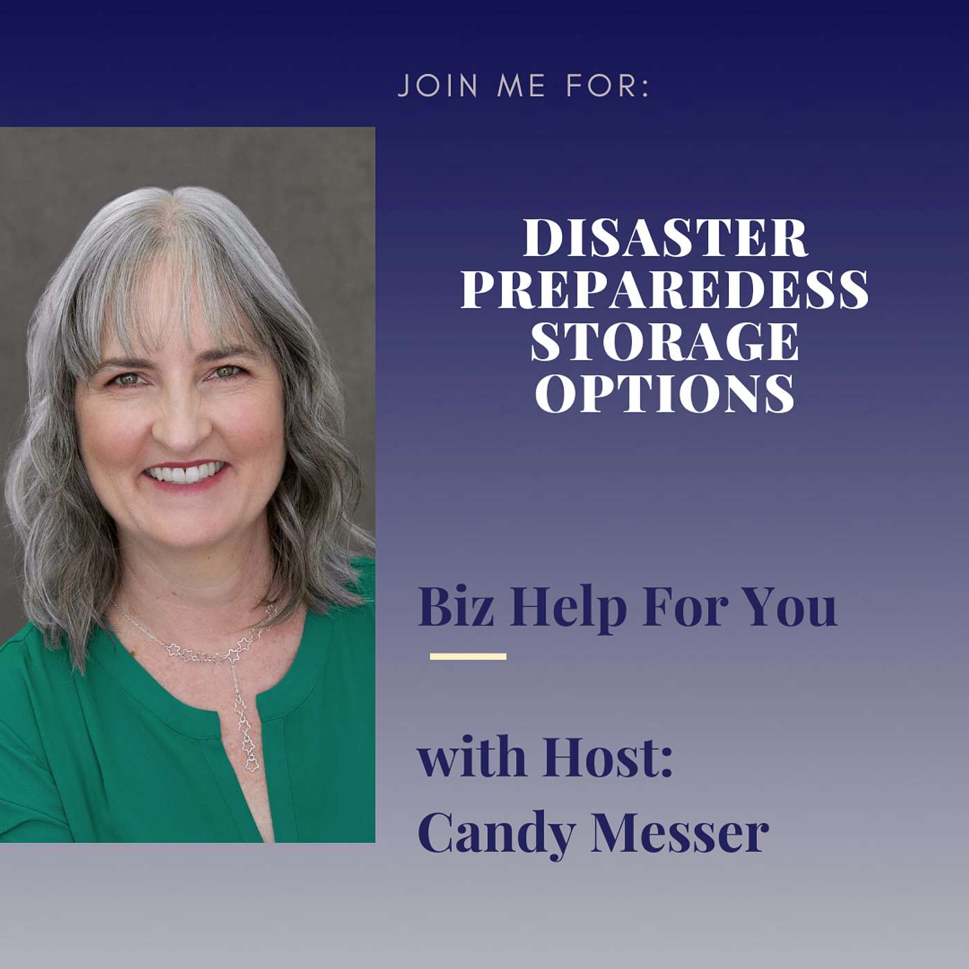 Disaster Preparedness Storage Options with Candy Messer