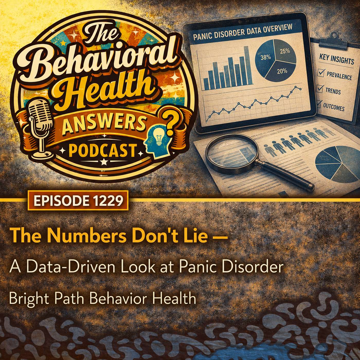 Episode 1229: The Numbers Don't Lie - A Data-Driven Look at Panic Disorder | Bright Path Behavior Health episode artwork