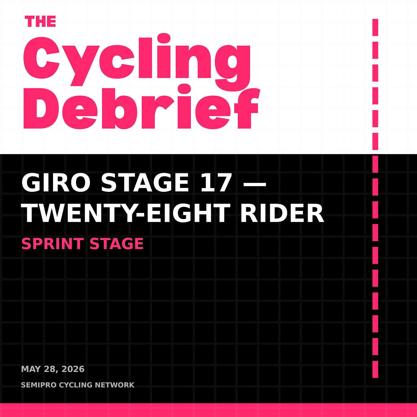 [GT] Giro Stage 17 — Twenty-Eight Rider Breakaway Chaos