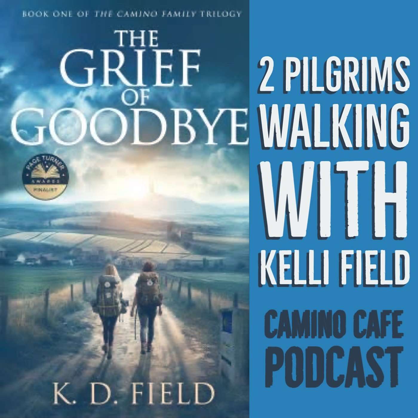 97 - Kelli Field - Kelli is back to discuss her new novel set on the Camino, “The Grief of Goodbye”,  and her adventures of living on and walking the Camino Francés episode artwork