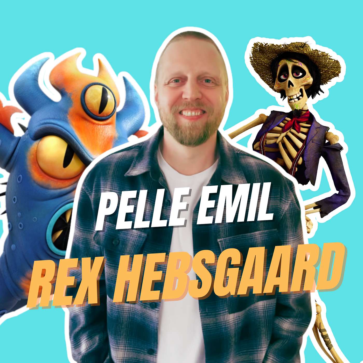 Pelle Emil Rex Hebsgaard: Stemmen bag Sonic, Hector og Genie