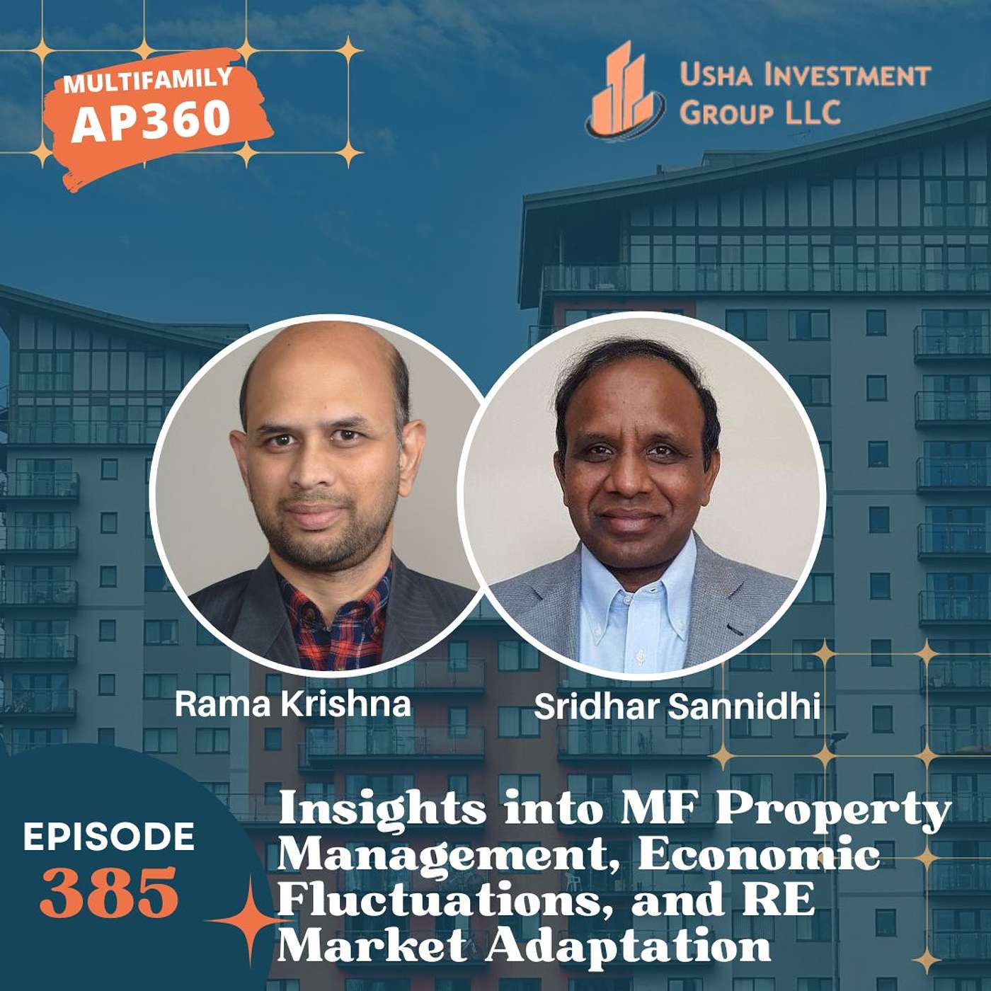EP#385 Insights into Multifamily Property Management, Economic Fluctuations, and Real Estate Market Adaptation with Sridhar Sannidhi
