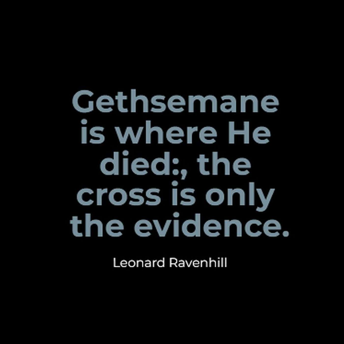 The Cross is a Surrender Not a Struggle