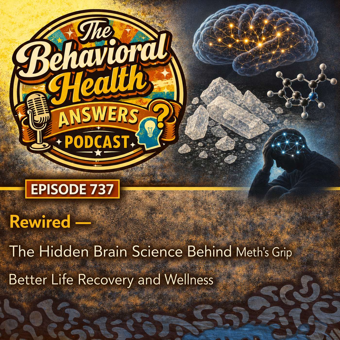 Episode 737: Rewired - The Hidden Brain Science Behind Meth's Grip | Better Life Recovery and Wellness episode artwork