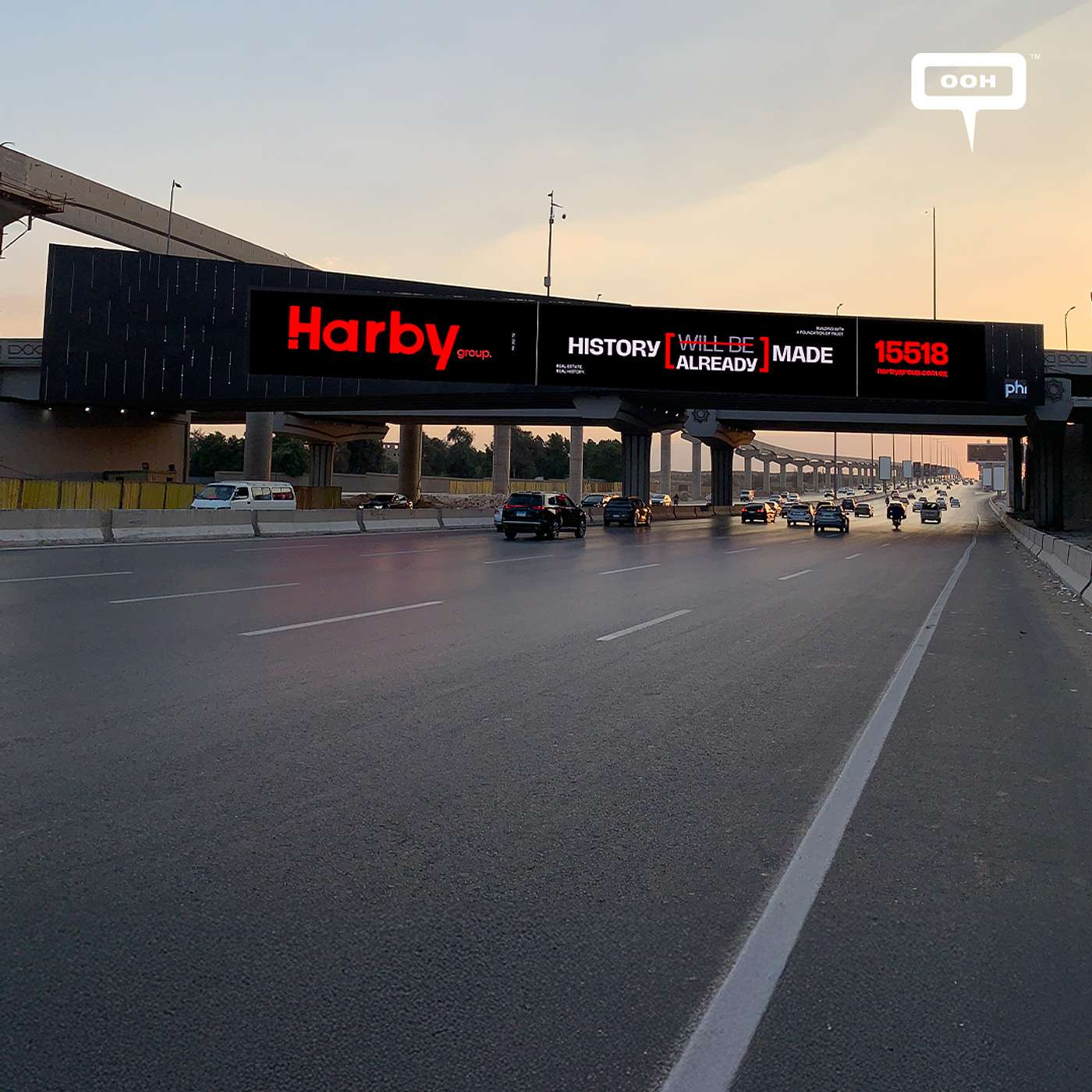 Harby Group’s “History Already Made” Campaign Redefines Success on Cairo’s Billboards