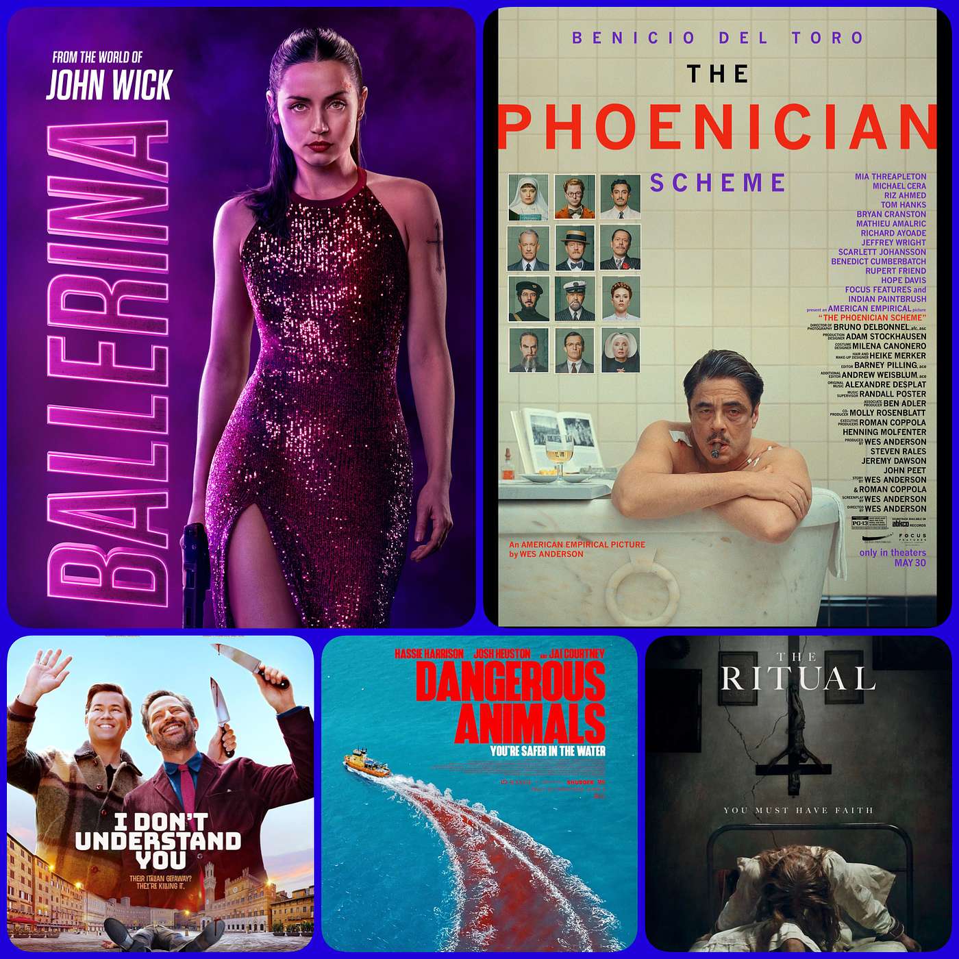 Episode 239 - From the World of John Wick: Ballerina, Dangerous Animals, The Ritual, I Don't Understand You, The Phoenician Scheme episode artwork